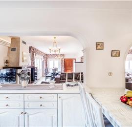 8 Bedroom villa with pool & seaview, near Acharavi, sleeps 16-18